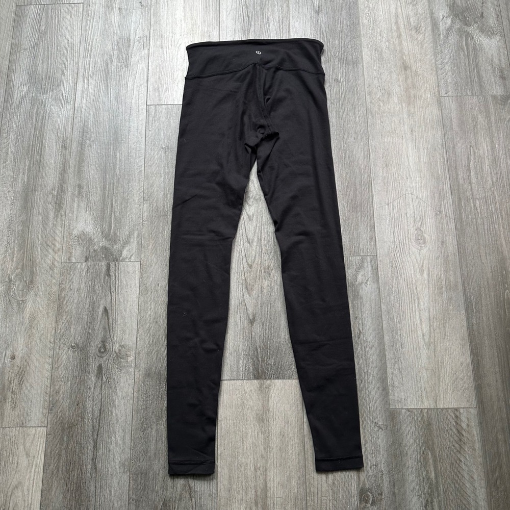 Lululemon Align High-Rise Leggings Black Size 6 32" length Soft Nulu Yoga Pants